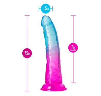 B YOURS BEAUTIFUL SKY 7 INCH DILDO SUNSET